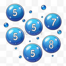 儿童数学游戏图片_儿童教育游戏有趣数五个蓝色魔法