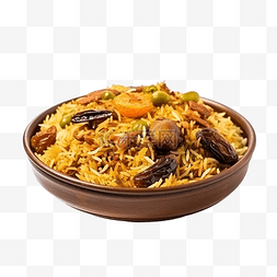 Biryani 侧面特写视图抓饭 开胃抓饭