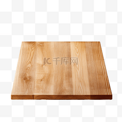 木桌面与孤立的背景
