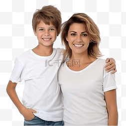 猫牙齿图片_母親和兒子