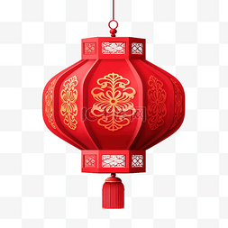 红灯笼中国新年免费PNG