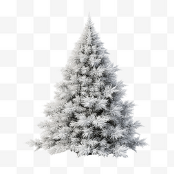 松雪图片_圣诞雪树