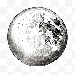 月亮的插圖