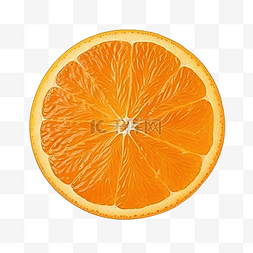 孤立的木头上的橙色