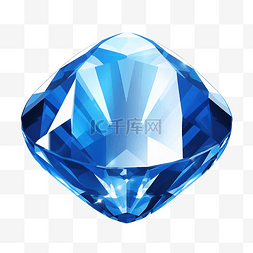 百万富翁图片_蓝色钻石png插图
