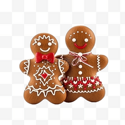情侣雪图片_木桌上的圣诞自制姜饼情侣