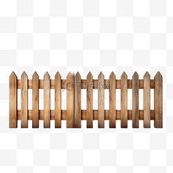 木牆图片_模拟木栅栏