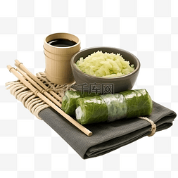 海藻图片_韩国紫菜芥末套餐