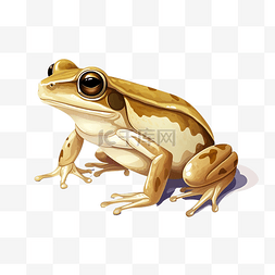 旅行青蛙图片_常见的coqui青蛙png插图