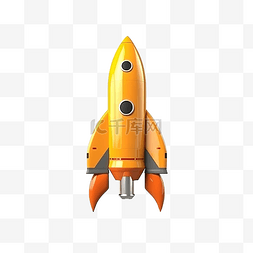 3d 最小火箭发射业务启动概念 3d 