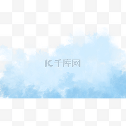 可爱蓝天白云图片_蓬松的云彩边框横图漂亮
