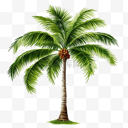 热带棕榈树 PNG 文件