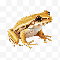 旅行青蛙图片_常见的coqui青蛙png插图