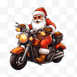拼图图片_圣诞节期间，圣诞老人角色骑在摩