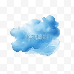 云朵卡通透明图片_通过画笔效果塑造美丽的云朵形状