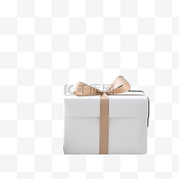 盒子里糖果图片_木桌上白盒子里的圣诞礼物，上面