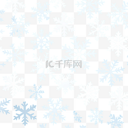抽象的雪花图片_圣诞无缝图案与柔和的蓝色表面上