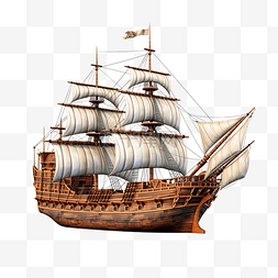 帆船 PNG