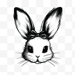 可爱的兔子耳朵画法
