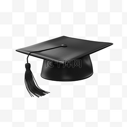 有用的知识图片_3d 渲染毕业帽隔离对教育学习知识