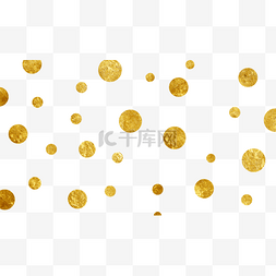 金色漂浮圆点金箔装饰纹理