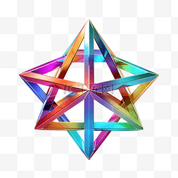 五角棱镜几何形状 3d 插图