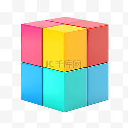 堆积背景图片_堆积的问题和答案立方体 3d 插图