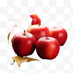 果篮上图片_秋季户外木桌上的红苹果