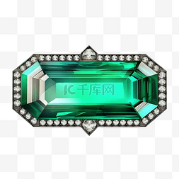 宝石框架图片_翠绿水晶和宝石边框标签