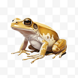 青蛙的旅行图片_常见的coqui青蛙png插图