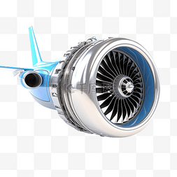 飞机涡轮喷气发动机