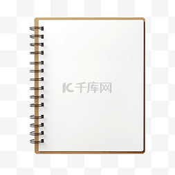 空白笔记图片_带有活页夹模型的空白白色便条纸