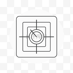猎枪图片_简单的正方形与猎枪 向量