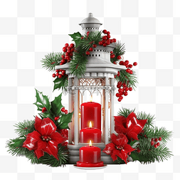 圣诞节装饰和灯笼