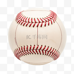 垒球的握法图片_带红色缝线的皮革棒球受欢迎的垒
