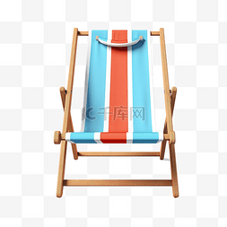 沙滩椅黑色图片_沙滩椅 3d 图
