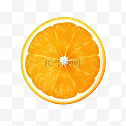 简单的橙橙水果片