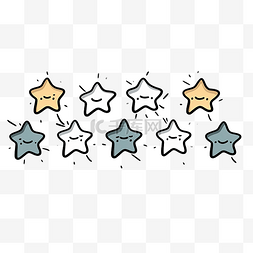 反馈客户图片_反馈客户评论反馈星星矢量插画涂