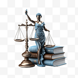 互联网图片_法律法律司法服务3D插画法律援助