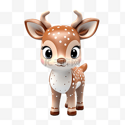 手绘画麋鹿图片_装饰有趣的鹿