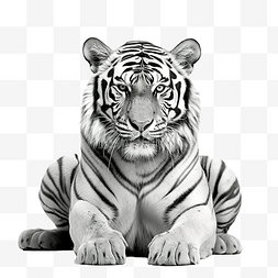 大理石图片_黑色和白色的老虎