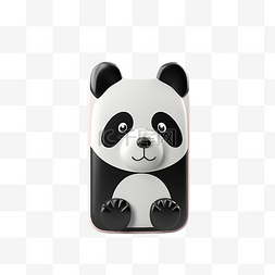 漂亮的熊猫手机