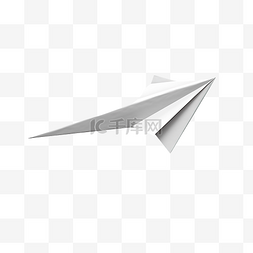 纸飞机在飞行中留下痕迹