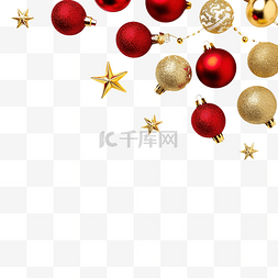 平面分类图片_顶视图节日圣诞饰品分类与复制空