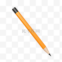 剪切锋利图片_与剪切路径隔离的铅笔