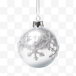 雪球圣诞节和冬季装饰