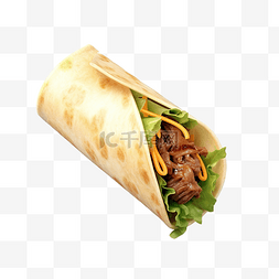 午餐肉包装图片_亚洲食品绉纱包装 3d 插图