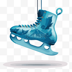 悬挂式溜冰鞋 向量