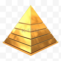 金色金字塔 3d