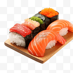 魚設計图片_握寿司 亚洲食品